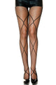 Sexy Net Accent Fishnet Pantyhose