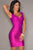 Sexy New Fashion Rosy Foil Print Bandage Dress Celebrity Style