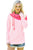Sexy Pink Duotone Chic Hooded Sweatshirt