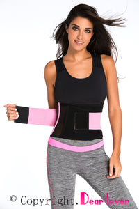 Sexy Pink Power Belt Fitness Waist Trainer