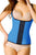 Sexy Plus Size Blue Steel Boned Latex Waist Trainer Vest
