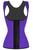 Sexy Plus Size Purple Waist Cincher 4 Steel Bones Underbust Corset