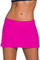 Sexy Plus Size Rosy Skirted Swim Bikini Bottom