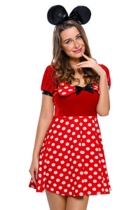 Sexy Polka Dot Mouse Costume