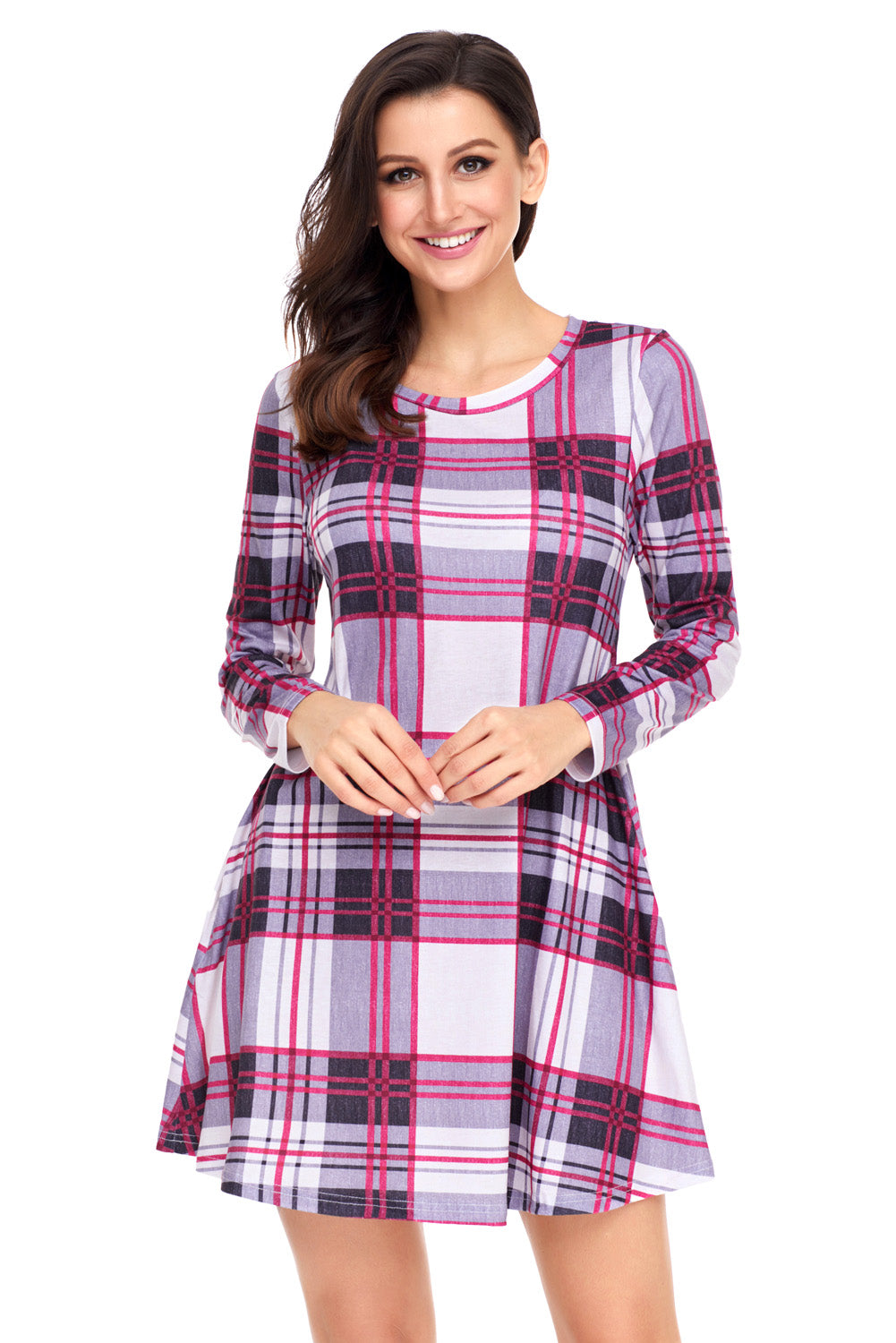 Apron check dress – PETITMIG