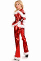 Sexy Punky Santa Hoodie Top and Pants Christmas Costume
