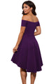 Sexy Purple All The Rage Skater Dress
