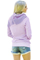 Sexy Purple Duotone Chic Hooded Sweatshirt