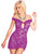 Sexy Purple Lace Dress Lingerie