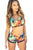 Sexy Quiet Sunset Print Sporty Bathing Suit