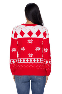 Sexy Red 3D Christmas Sweater