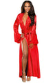 Sexy Red Glamour Valentine Long Robe