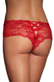 Sexy Red Lace Naughty Knicker