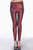 Sexy Red Metallic Scales Leggings
