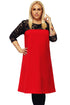 Sexy Red O Neck Lace Splice Plus Size Dress