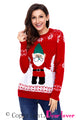 Sexy Red Santa Clause Holiday Sweater