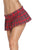 Sexy Red Schoolgirl Plaid Pleated Mini Skirt