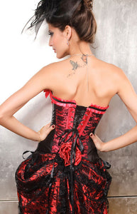 Sexy Red and Black Exquisite Valentina Corset