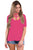 Sexy Rosy Cutout Choker Detail Short Sleeve T-shirts