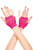 Sexy Rosy Fingerless Net Short Gloves