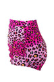 Sexy Rosy Leopard Print Plus Size High Waist Swim Bottom