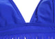 Sexy Royal Blue 2pcs Fringe Halter Bikini Swimsuit