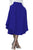 Sexy Royal Blue Making Waves High Waist Midi Skirt