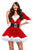 Sexy Santa Baby Velvet Christmas Holiday Dress