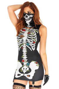 Sexy Scary Skeleton Cosplay Halloween Costume
