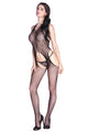 Sexy Seductive Halter Lace Crotchless Bodystocking