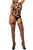 Sexy Shredded Shoulder Heart Pattern Hollow-out Bodystocking