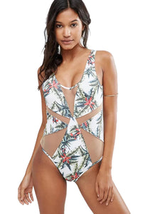 Sexy Spotlight on Hawaii Beach One-piece Swimwear