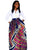 Sexy Stylish Diagram Block African Print Maxi Skirt