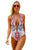 Sexy Stylish Printed Maillot One-Piece Swimsuit