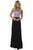 Sexy Stylish Tribal Print Sleeveless Black Maxi Dress
