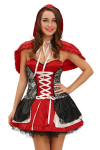 Sexy Sweet Little Red Riding Hood Costume Dress