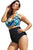 Sexy The Diva Beach Glass Plus Size High Waist Bikini