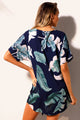 Sexy Tie The Knot Palm Tree Beach Cover-up