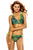 Sexy Tropical Leopard Vibrant Two Piece Bikini Swimsuit