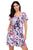 Sexy Vintage Pocket Design Summer Floral Shirt Dress