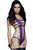 Sexy Vixen Deep Plunge Purple Lace Teddy Lingerie
