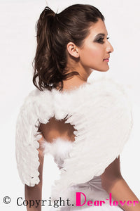 Sexy White Angel Wings