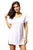 Sexy White Cozy Short Sleeves T-shirt Cover-up