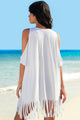 Sexy White Loose Fit Take me to the BEACH Cover up