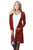 Sexy Wine Ribbed Hi Low Long Cardigan with Pockets