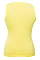 Sexy Yellow Womens Summer Paisley Elephant Print Vest