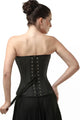 Sexy Zip up Patterned Jacquard over Bust Corset