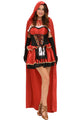 Three-piece Fairy Tale Little Red Costume