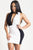 Two Faced Crisscross Backless Night Club Dress