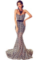 Valentine Elegant Strapless Mermaid Evening Gown